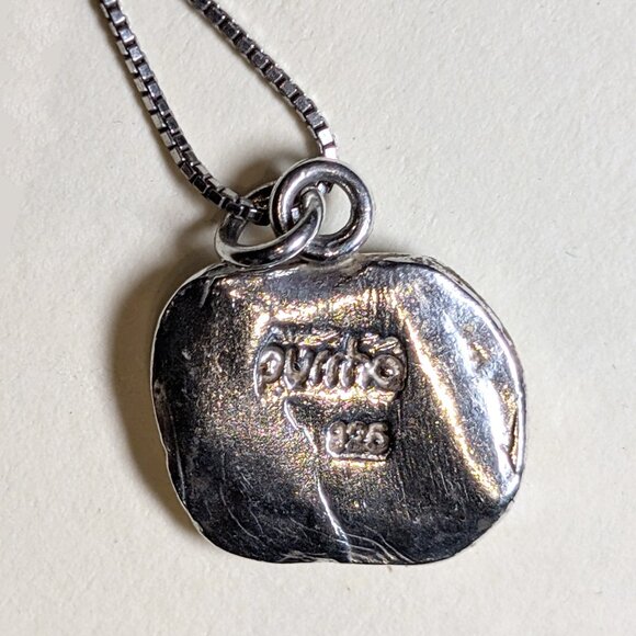 Pyrrha Horse Talisman sterling Necklace 16" - Picture 4 of 7